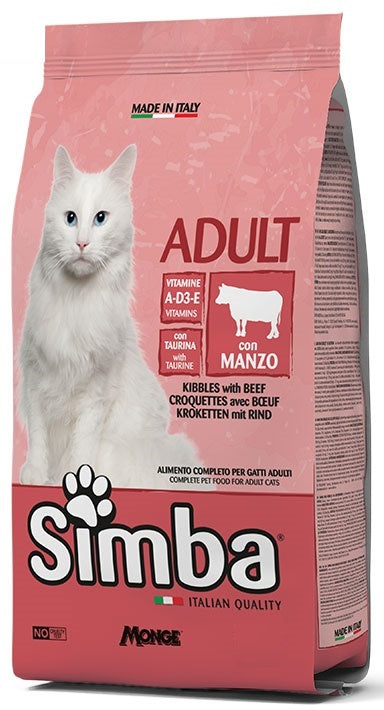 Monge Simba Croccantini Gatto con Manzo - 20kg Monge Simba Croccantini Gatto con Manzo - 20kg